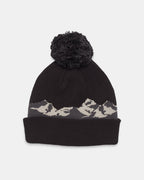 Mountain Scenic Pom Beanie