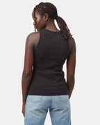 Rib High Neck Tank