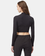 Mockneck Longsleeve Crop