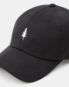 Tree Embroidery Tencel Peak Hat