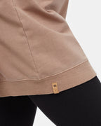 Oversized French Terry Hoodie Dress