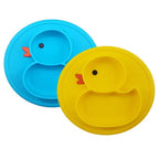 Duck Silicone Suction Baby Plate