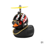 Car Duck with Helmet – Dashboard Rubber Duck