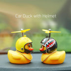 Car Duck with Helmet – Dashboard Rubber Duck