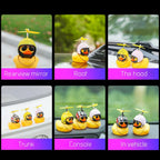 Car Duck with Helmet – Dashboard Rubber Duck
