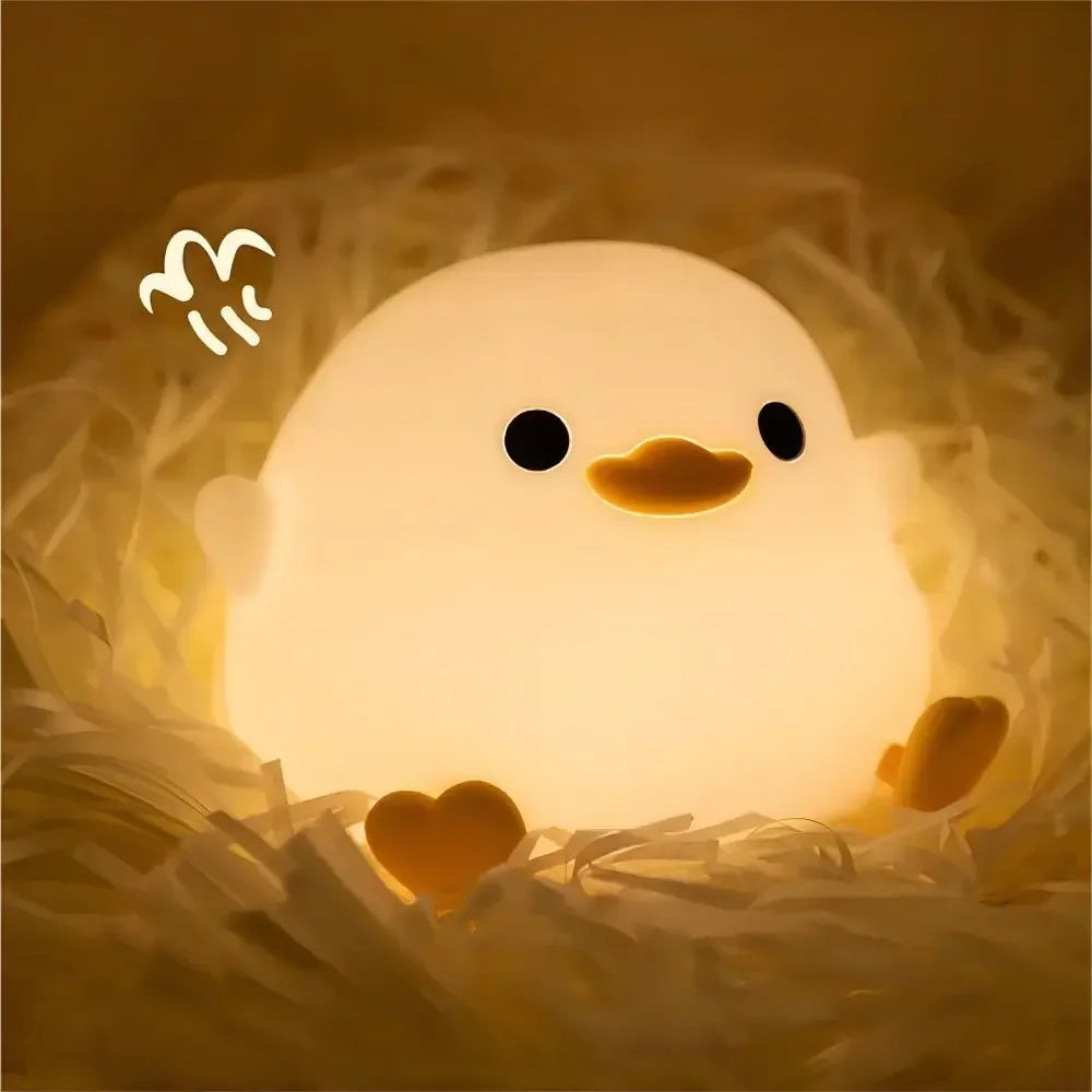 Duck Silicone Night Light - Rechargeable, Dimmable