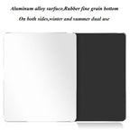 Aluminum Alloy Smooth Mouse Pad 240x180/300mm Hard Metal Slim Desk Mat Rubber Anti-slip Bottom Speed Control Mousepad For Gaming
