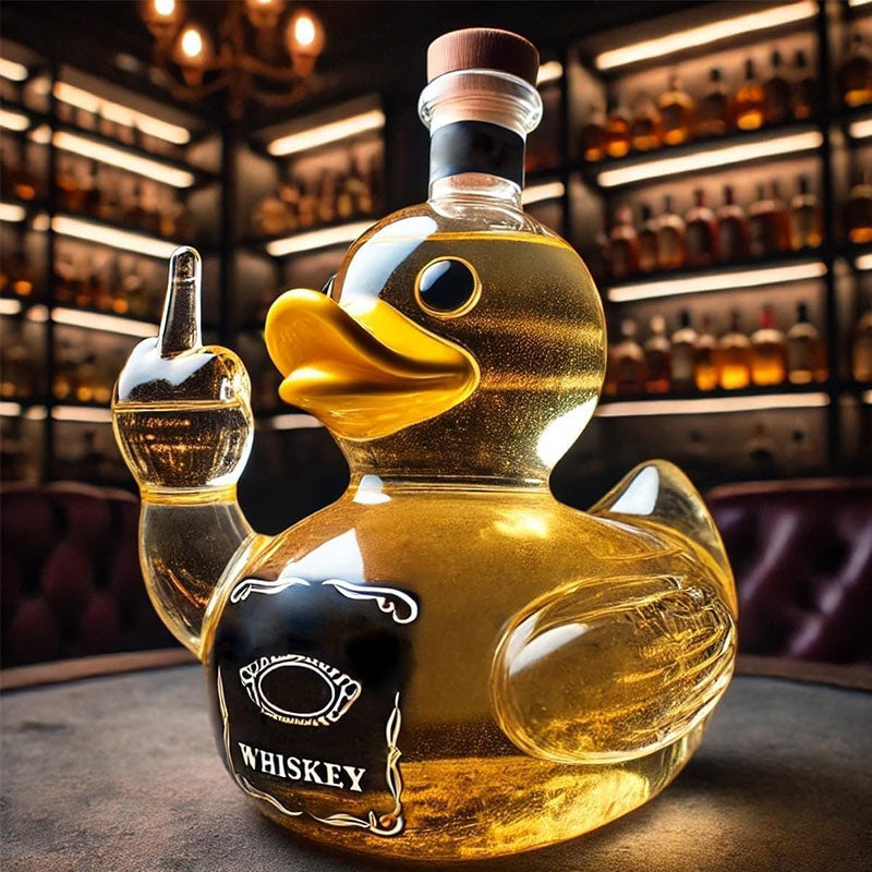 Middle Finger Duck Whiskey Decanter (10oz)