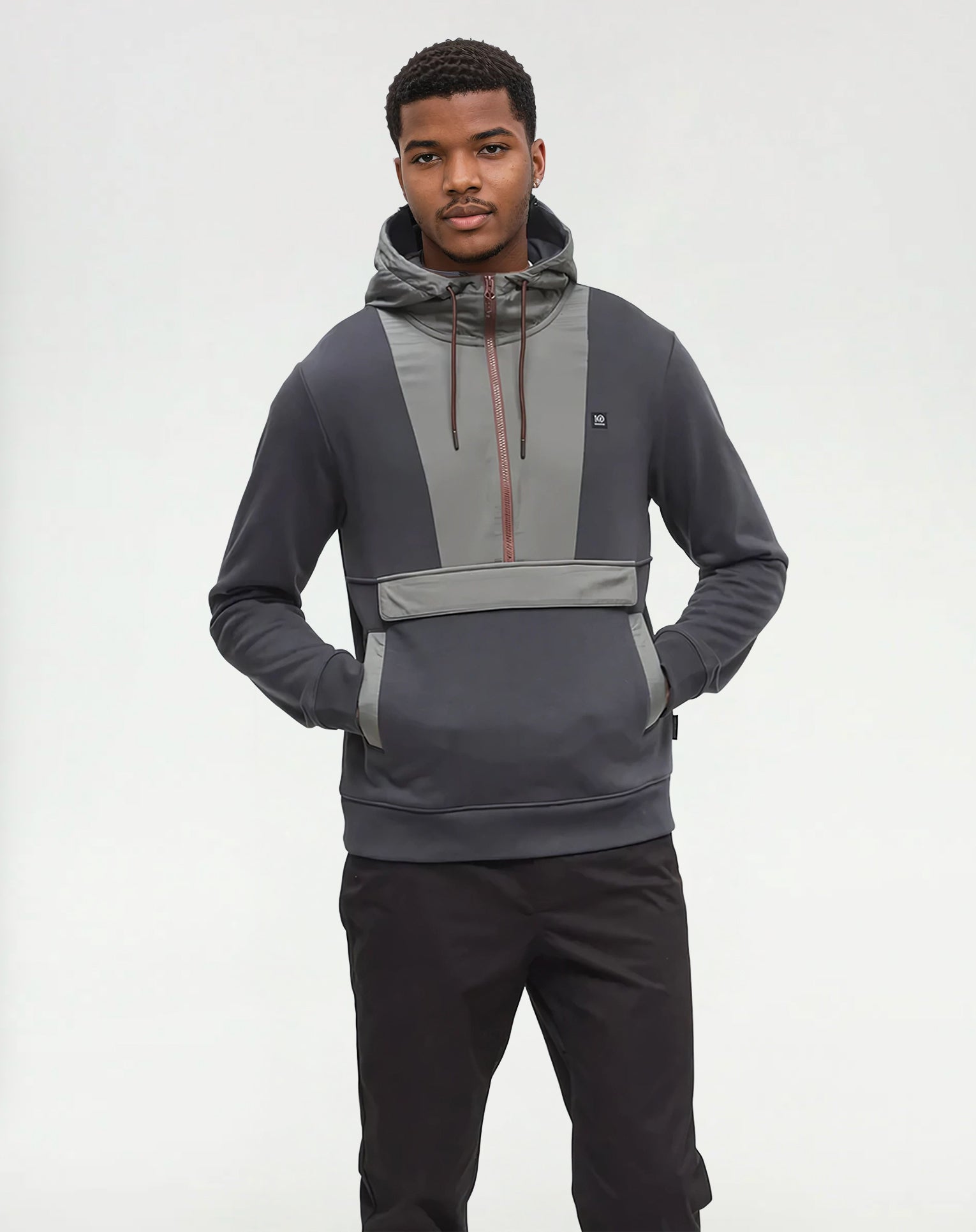 SeaFleece Contrast Anorak Hoodie