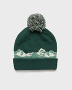 Mountain Scenic Pom Beanie