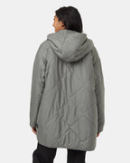 Recycled Boucle Reversible Long Jacket