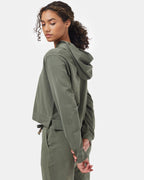 French Terry Cropped Hoodie