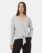 Treewaffle Tie Front Top