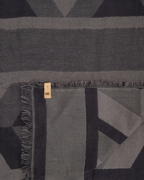 Cotton Geo Blanket Scarf
