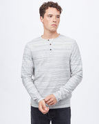Space Dye Ottoman Henley Longsleeve