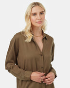Oversized Shirt Dress