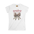 Baseball Mama Bow - Women's Tee