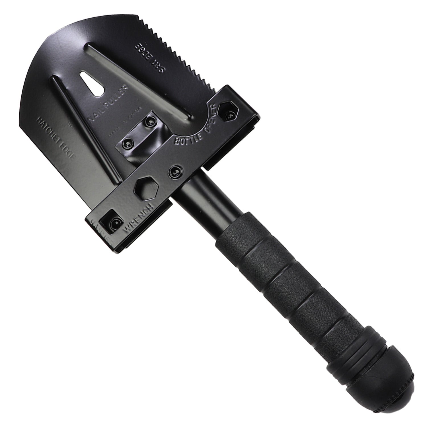 Compact Multi-Function Survival Shovel | Folding Tool with Compass & Survival Kit