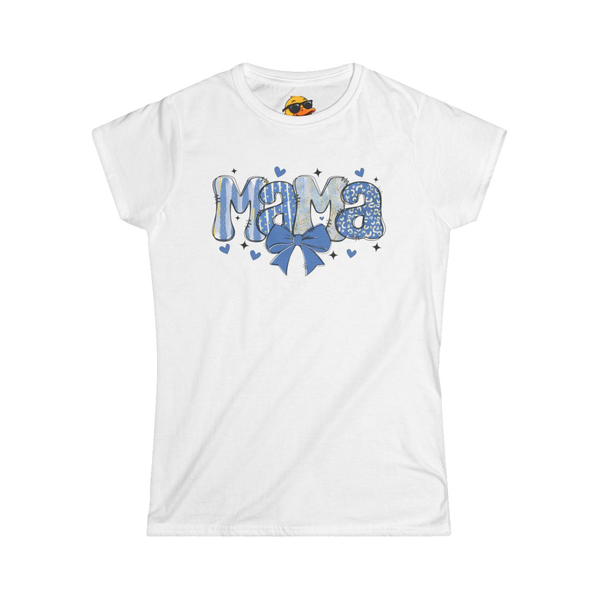 Blue Bow Mama - Women's Tee