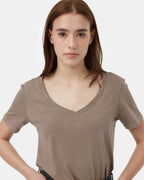 Regenerative Cotton V-Neck T-Shirt