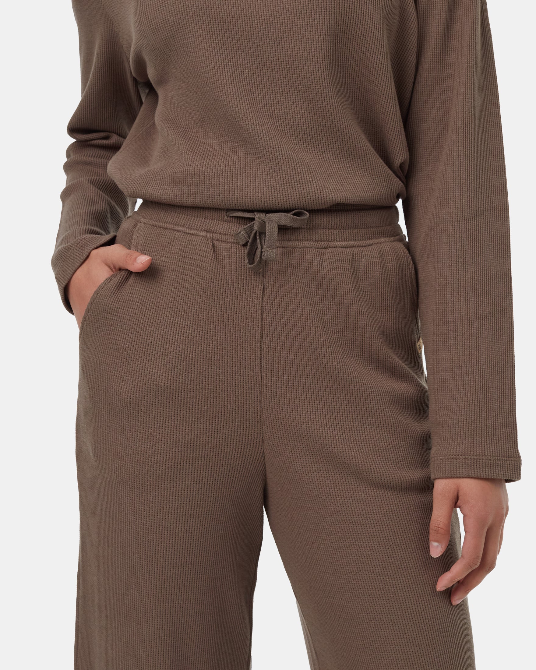 TreeWaffle Cropped Wide Leg