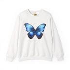 Butterfly Sweatshirt - Blue Neon Design