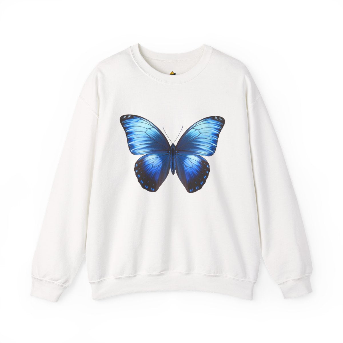 Butterfly Sweatshirt - Blue Neon Design