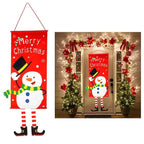 Christmas Door Hanging Flag Decor