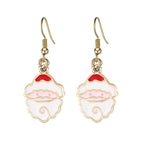 Christmas Ear Decor Hooks Creative Ladies Holiday Earrings