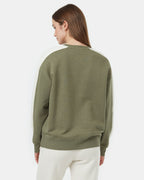 Blocked Sleeve Stripe Crew