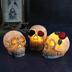 Halloween Resin Skull LED Night Light Decorative Light