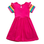 Kids Little Girls' Knee-length Short Sleeve Dress