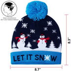 LED Christmas Knitted Hat