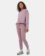 Recycled Cotton Oversized Cropped Crew
