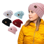 Trendy Warm Knitted Casual Fun Beanie Hat For Women