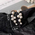 Women's Pearl Alloy Stud Earrings