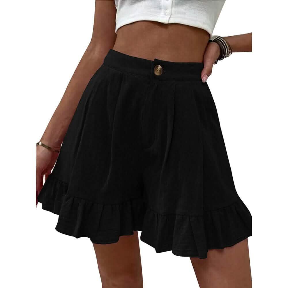 Women's Plus Size Loungewear Bottom Nighty Pure Color Bed Cotton Short Pant Shorts